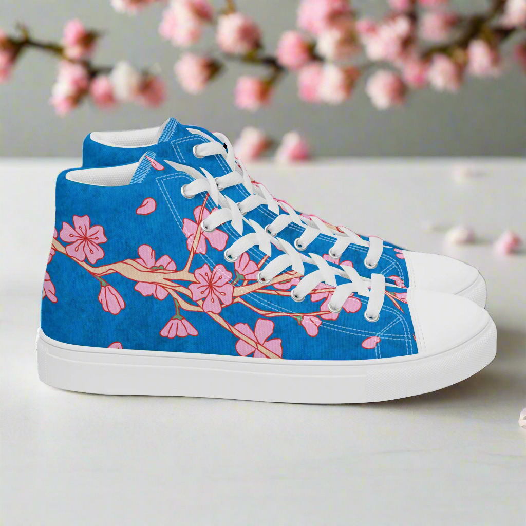 Sakura | Women & Girls High Top Sneakers.
