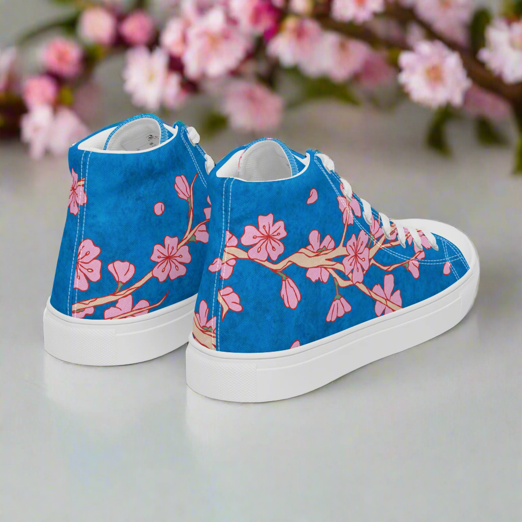 Sakura | Women & Girls High Top Sneakers.