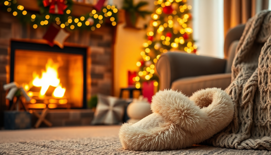 Cozy Up This Christmas with Fuzzy Slippers from Syntax & Alchemy