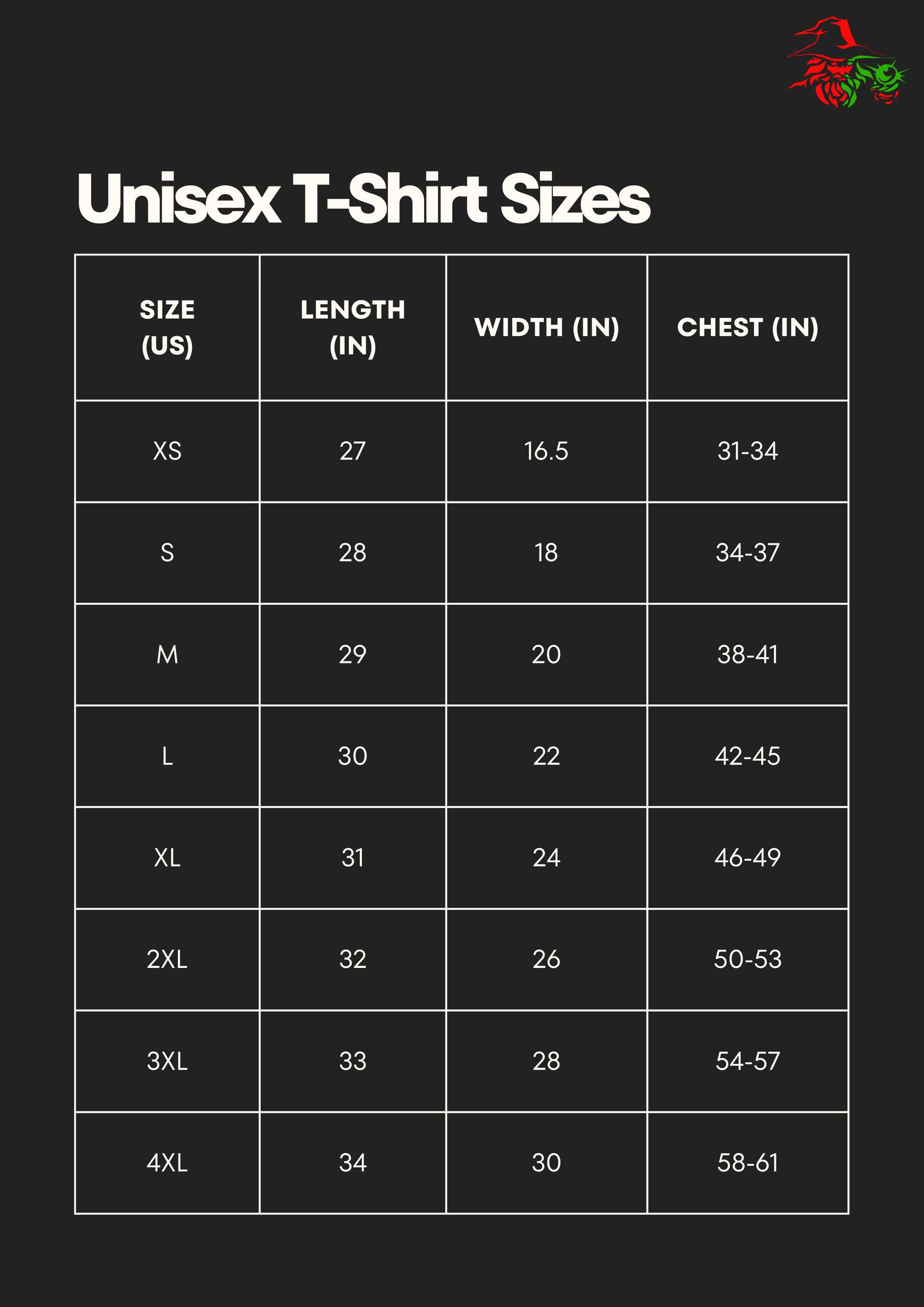 a women's t - shirt size guide