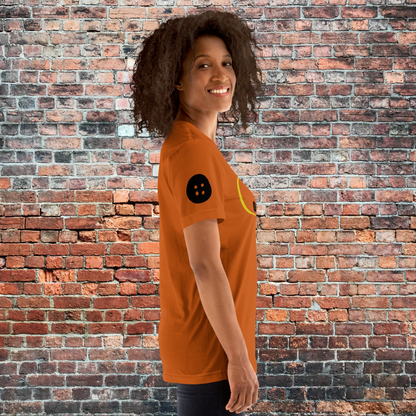 Coraline | Airlume Cotton T-Shirt | Button Sleeves Women's T-Shirt Syntax & Alchemy   