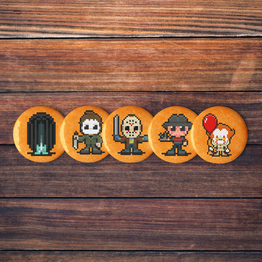 Halloween Icons | Pin Button Set - Syntax & Alchemy