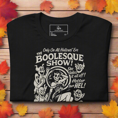 Boolesque Show | Unisex Airlume Cotton T-Shirt - Syntax & Alchemy