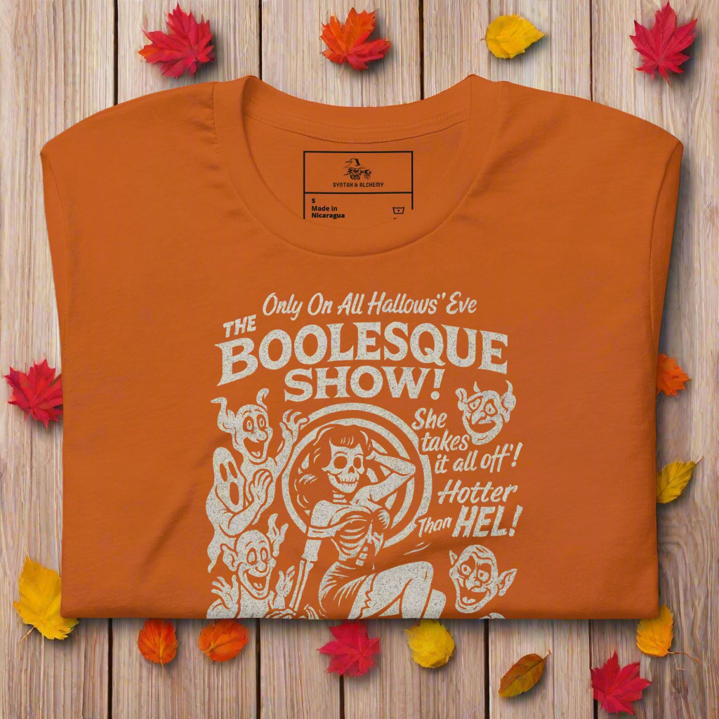 Boolesque Show | Unisex Airlume Cotton T-Shirt - Syntax & Alchemy