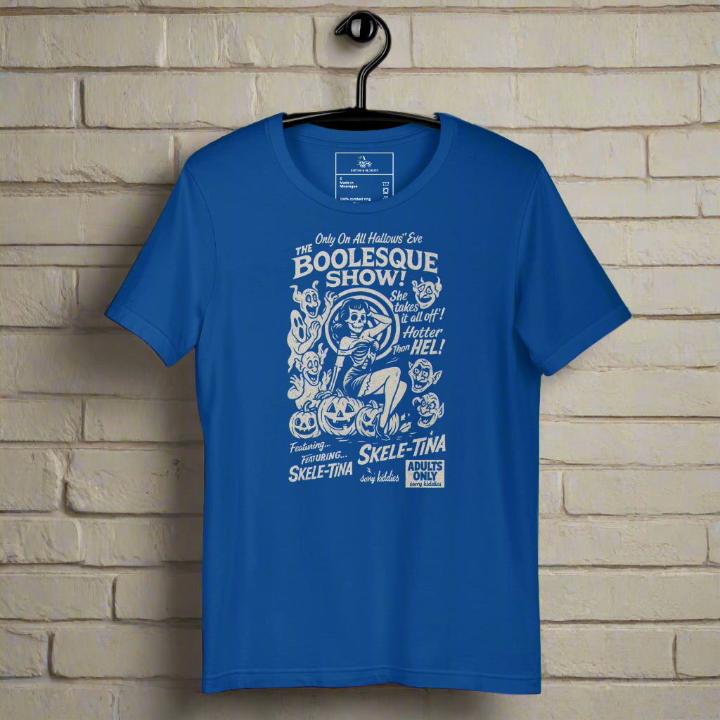 Boolesque Show | Unisex Airlume Cotton T-Shirt - Syntax & Alchemy
