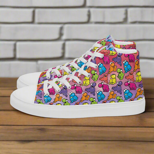 Buncha Nerds | Women & Girls High Top Canvas Sneakers - Syntax & Alchemy