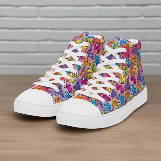 Buncha Nerds | Women & Girls High Top Canvas Sneakers - Syntax & Alchemy