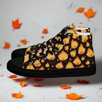 Calcifer | Womens & Girls High Top Sneakers - Syntax & Alchemy