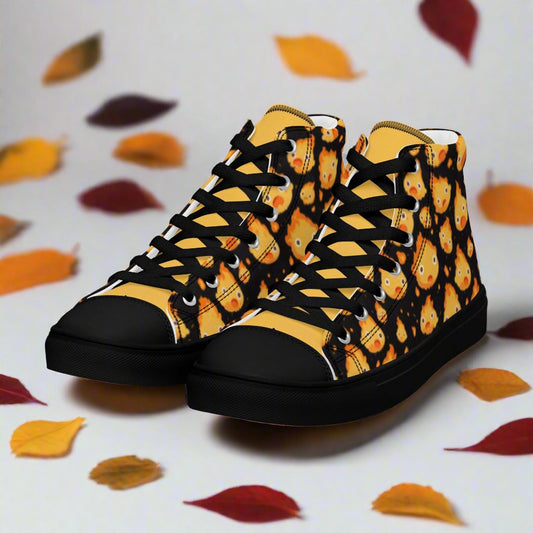 Calcifer | Womens & Girls High Top Sneakers - Syntax & Alchemy