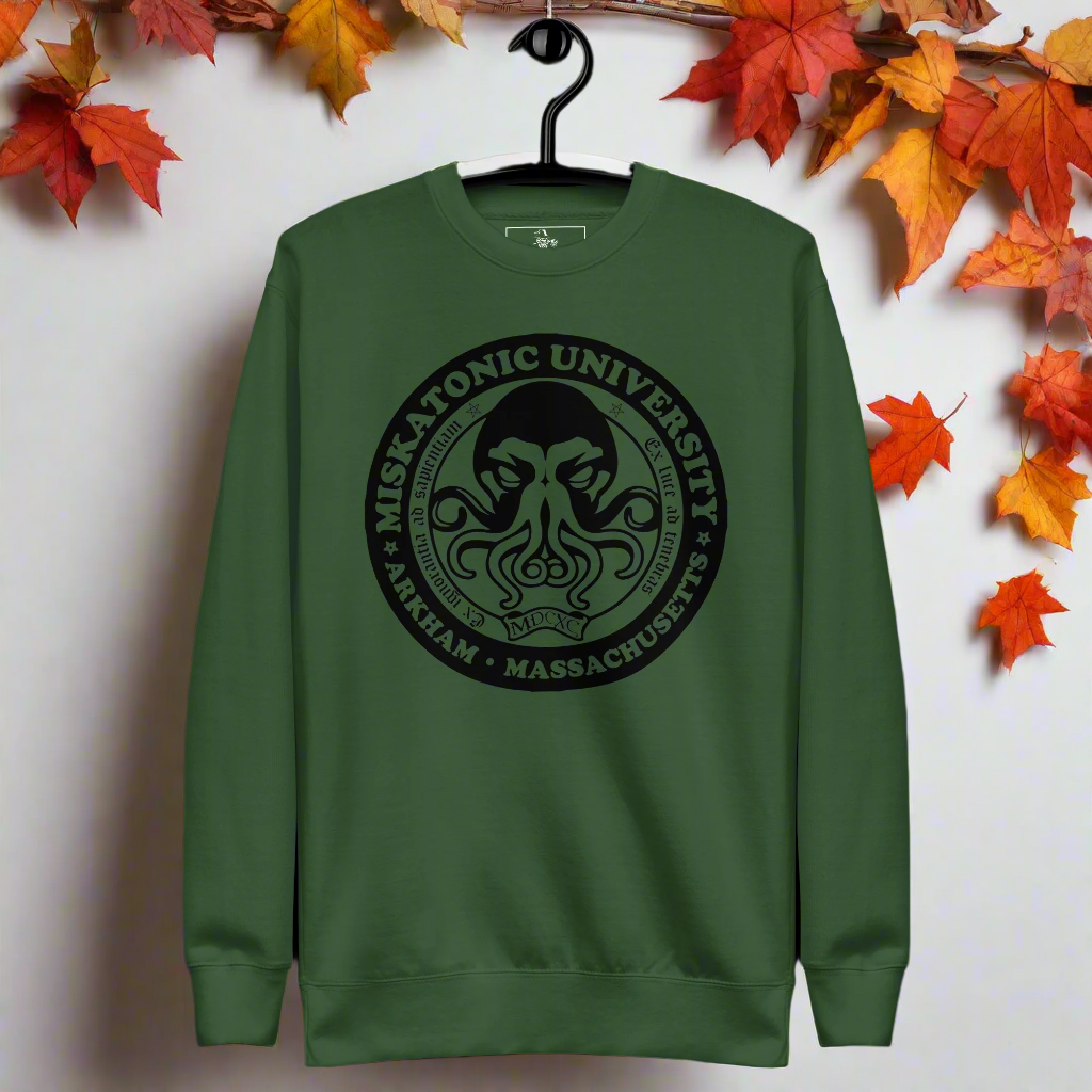 Cthulhu Miskatonic | Soft-Wash Sweatshirt - Syntax & Alchemy