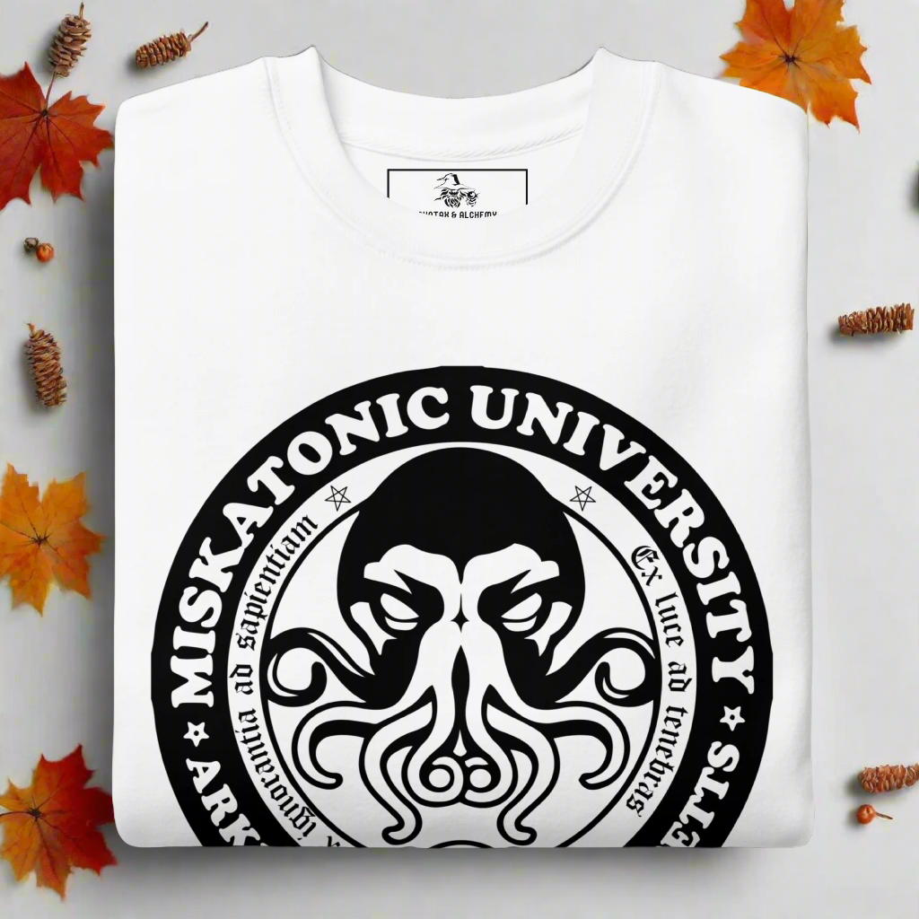 Cthulhu Miskatonic | Soft-Wash Sweatshirt - Syntax & Alchemy