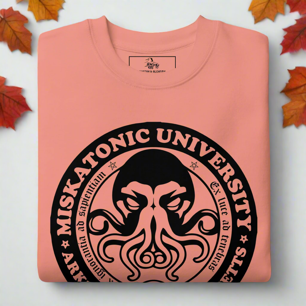 Cthulhu Miskatonic | Soft-Wash Sweatshirt - Syntax & Alchemy