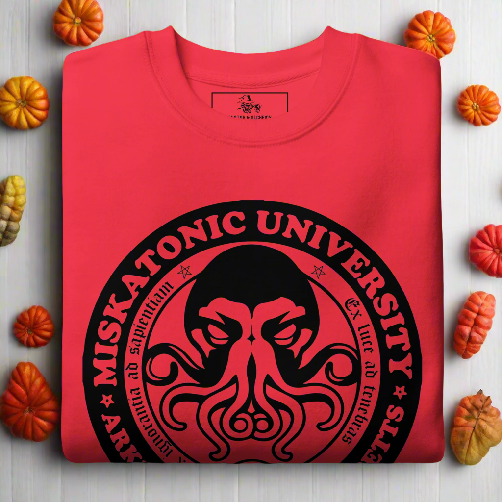 Cthulhu Miskatonic | Soft-Wash Sweatshirt - Syntax & Alchemy