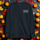 Graveyard Babe | Soft-Wash Sweatshirt | Embroidered | White Lettering - Syntax & Alchemy