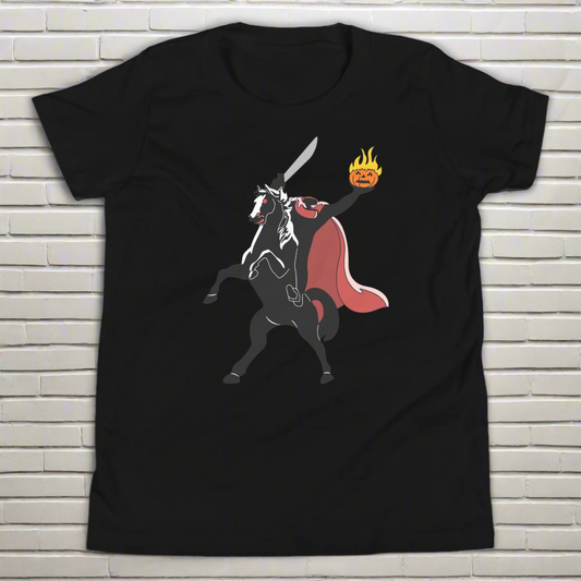 Headless Horseman | Unisex Youth Short Sleeve T-Shirt - Syntax & Alchemy