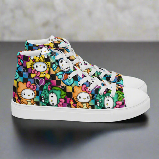 Hello Kitty Rainbow | Women & Girls High Top Sneakers - Syntax & Alchemy