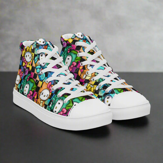 Hello Kitty Rainbow | Women & Girls High Top Sneakers - Syntax & Alchemy