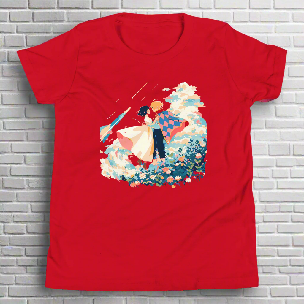 Howl & Sophie | Unisex Youth Short Sleeve T-Shirt - Syntax & Alchemy