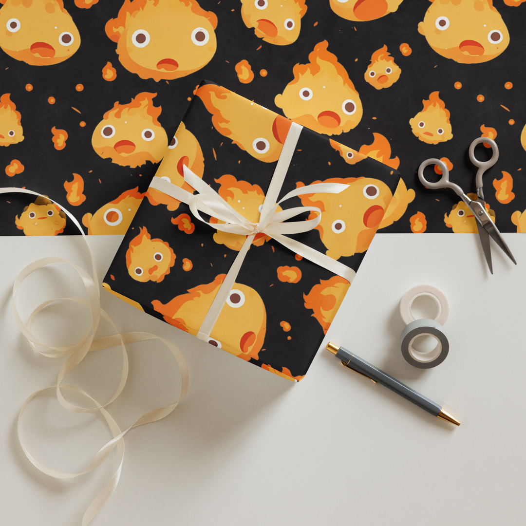 Calcifer | Wrapping Paper - Syntax & Alchemy