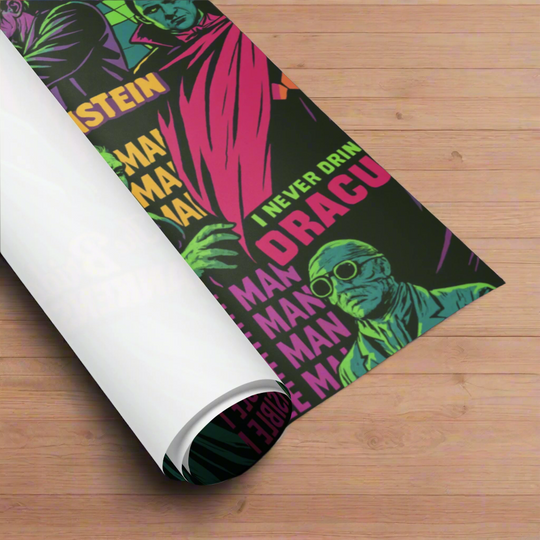 Universal Monsters | Wrapping Paper - Syntax & Alchemy