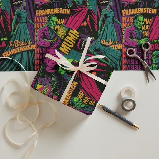 Universal Monsters | Wrapping Paper - Syntax & Alchemy