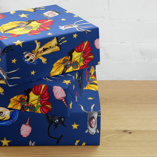 Twitchy Witchy Girl | Wrapping Paper - Syntax & Alchemy