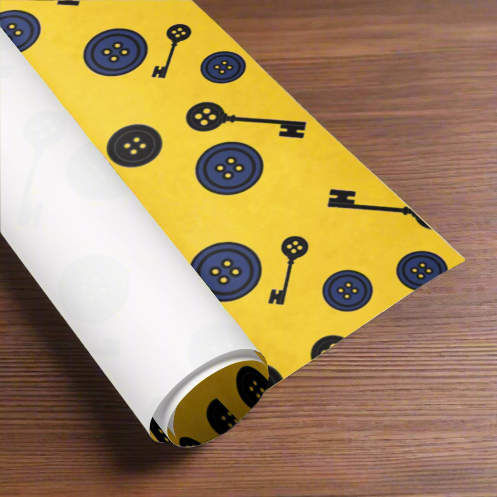 Button Wrapping Paper Coraline Buttons | Wrapping Paper – Syntax & Alchemy