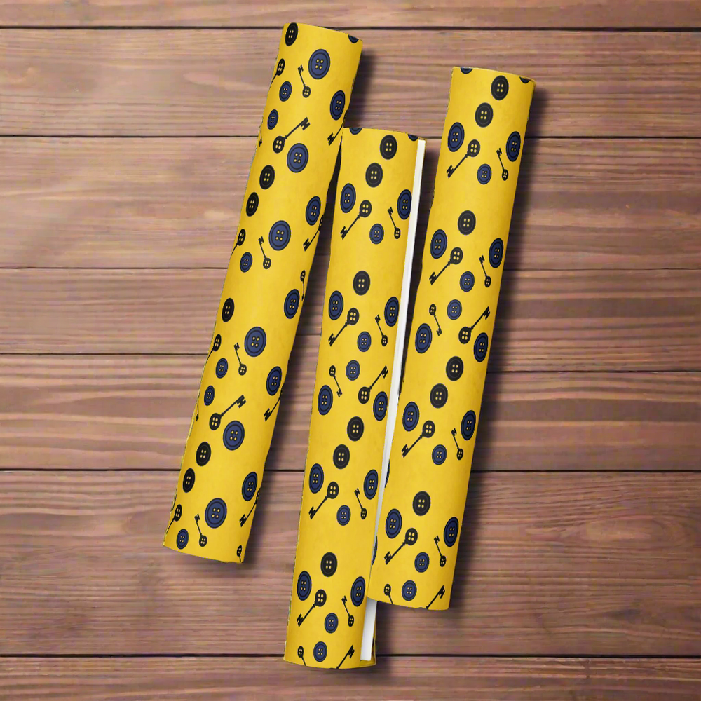 Button Wrapping Paper Coraline Buttons | Wrapping Paper – Syntax & Alchemy