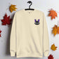 Jiji Cat | Soft-Wash Sweatshirt | Embroidered - Syntax & Alchemy