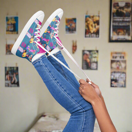 K-Pop Demon Hunters - Saja Boys | Women & Girls High Top Sneakers - Syntax & Alchemy