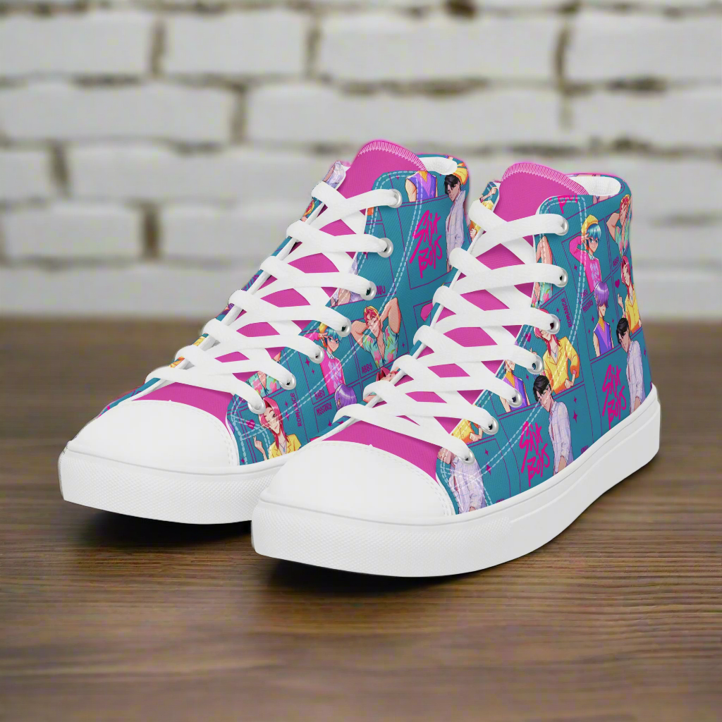K-Pop Demon Hunters - Saja Boys | Women & Girls High Top Sneakers - Syntax & Alchemy