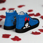 Kiki Red Bow | Men & Boys High Top Sneakers - Syntax & Alchemy