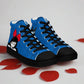 Kiki Red Bow | Men & Boys High Top Sneakers - Syntax & Alchemy