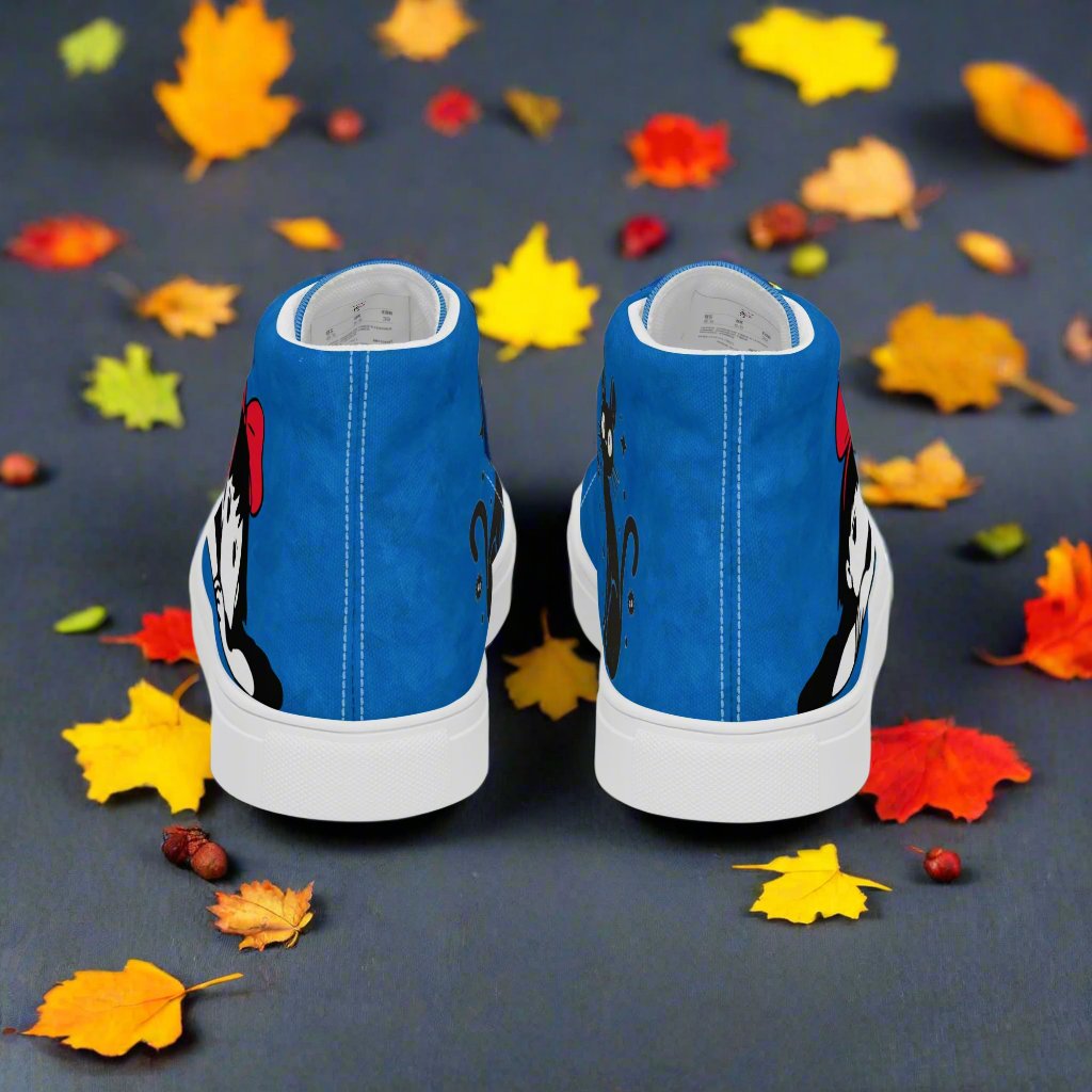 Kiki Red Bow | Women & Girls High Top Sneakers - Syntax & Alchemy