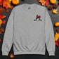 Kiki Red Bow | Youth Soft-Wash Sweatshirt | Embroidered - Syntax & Alchemy