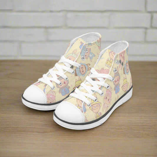 Labubu Monsters | Kids & Youth High Top Sneakers - Syntax & Alchemy