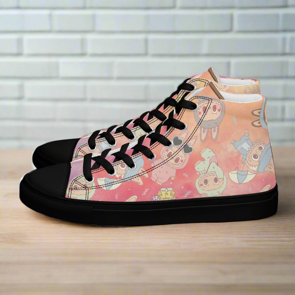 Labubu Monsters | Women & Girls High Top Sneakers | Summer Variant - Syntax & Alchemy