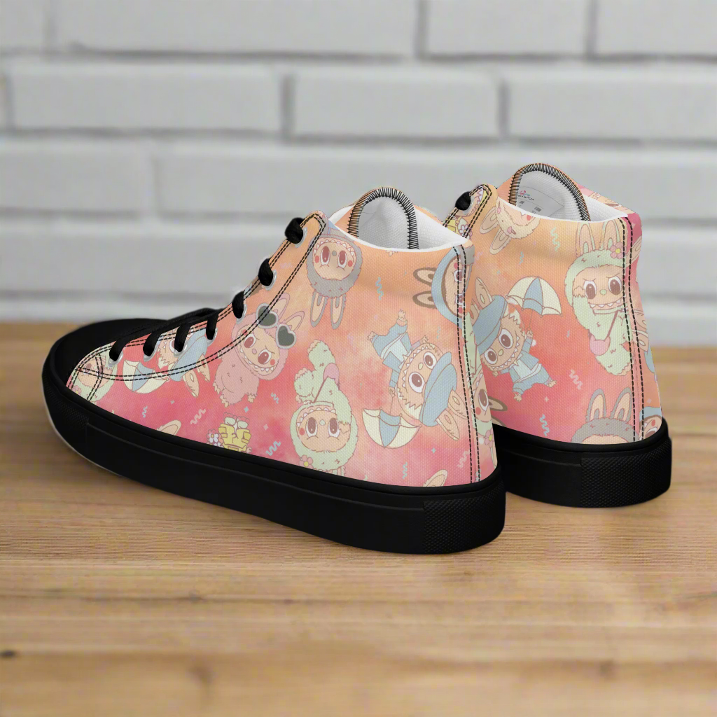 Labubu Monsters | Women & Girls High Top Sneakers | Summer Variant - Syntax & Alchemy