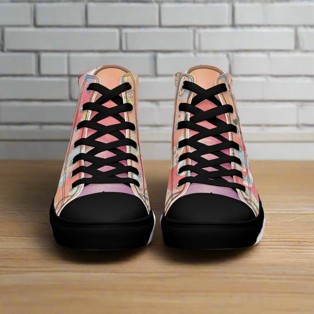 Labubu Monsters | Women & Girls High Top Sneakers | Summer Variant - Syntax & Alchemy