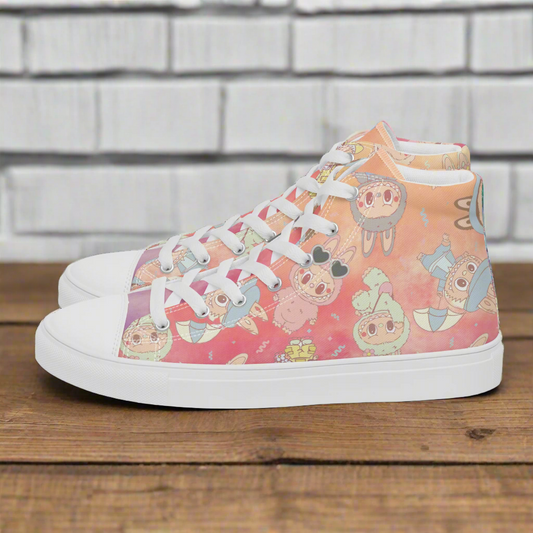 Labubu Monsters | Women & Girls High Top Sneakers | Summer Variant - Syntax & Alchemy