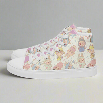 Labubu Monsters | Women High Top Sneakers - Syntax & Alchemy