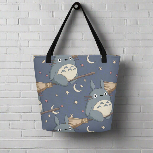 My Neighbor Tortoro | Large Tote Bag - Syntax & Alchemy