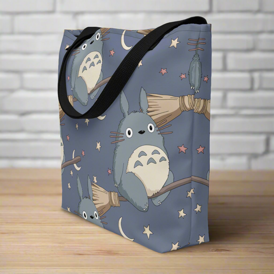 My Neighbor Tortoro | Large Tote Bag - Syntax & Alchemy