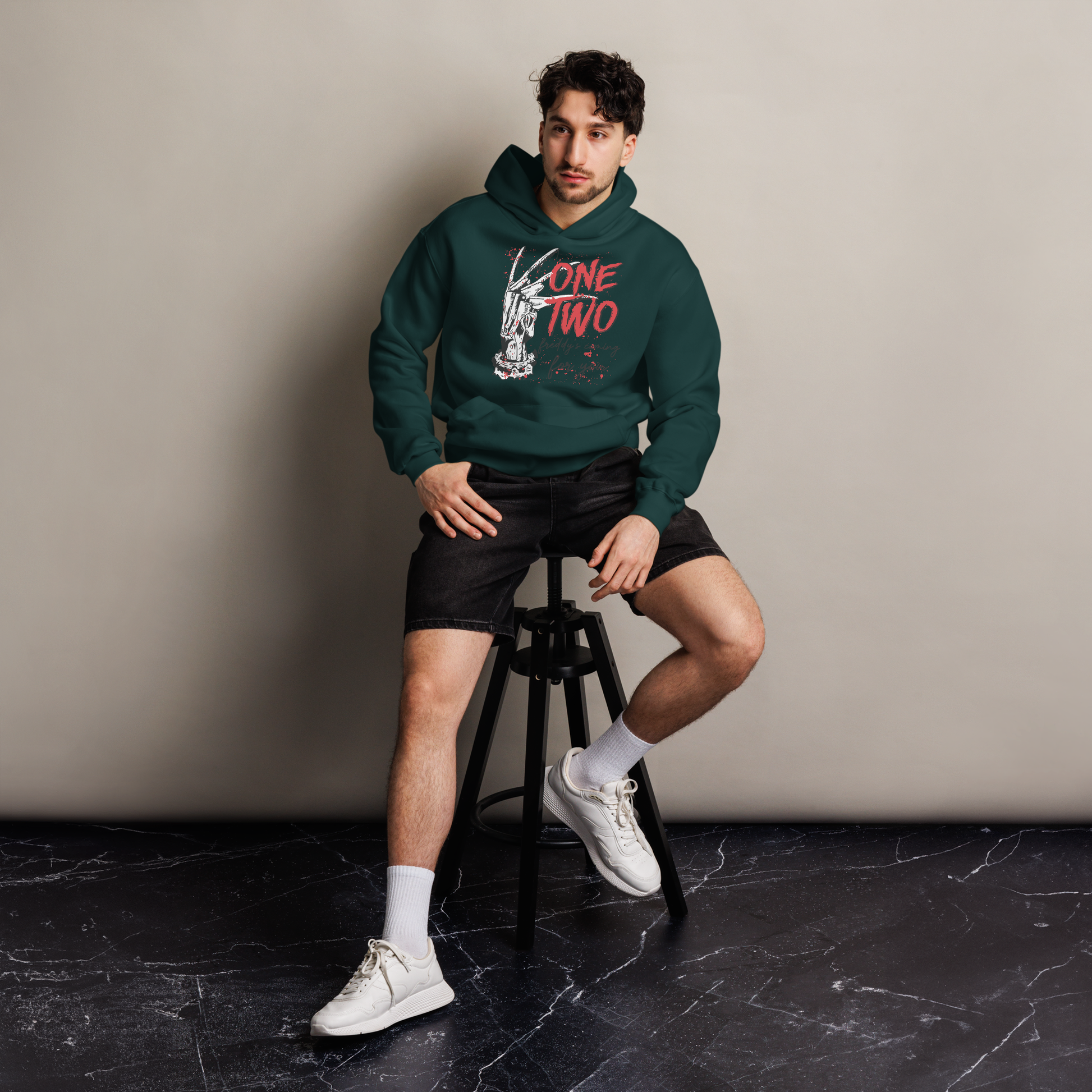 Nightmare On Elm Street | Oversized Unisex Fleece Hoodie - Syntax & Alchemy