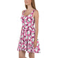 Pink Boo | Spandex-Blend Skater Dress - Syntax & Alchemy