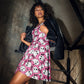 Pink Boo | Spandex-Blend Skater Dress - Syntax & Alchemy
