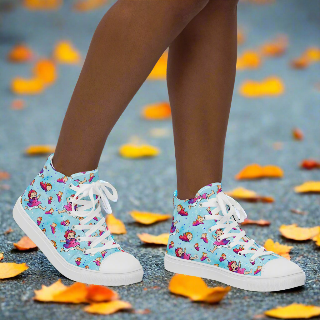Ponyo | Women & Girls High Top Sneakers - Syntax & Alchemy