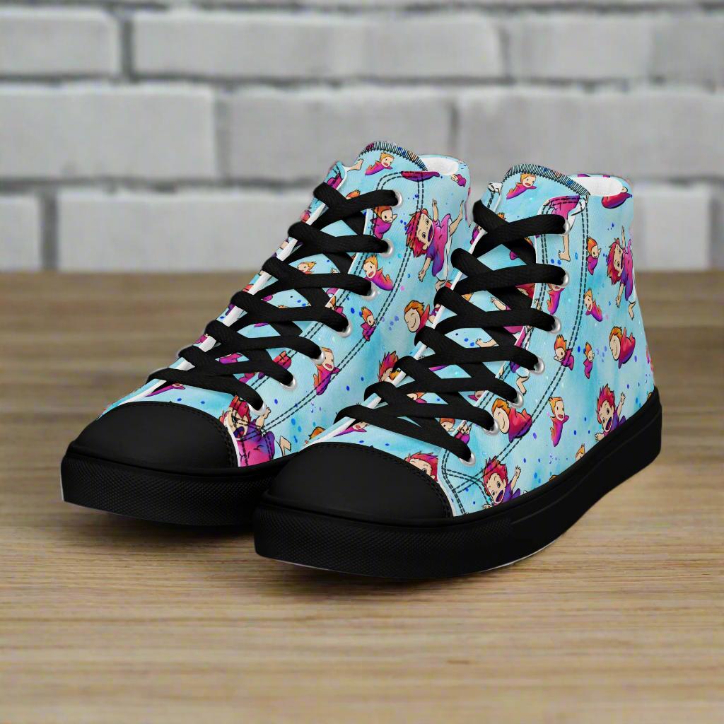 Ponyo | Women & Girls High Top Sneakers - Syntax & Alchemy