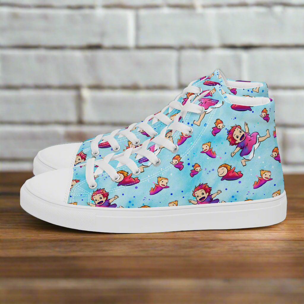Ponyo | Women & Girls High Top Sneakers - Syntax & Alchemy