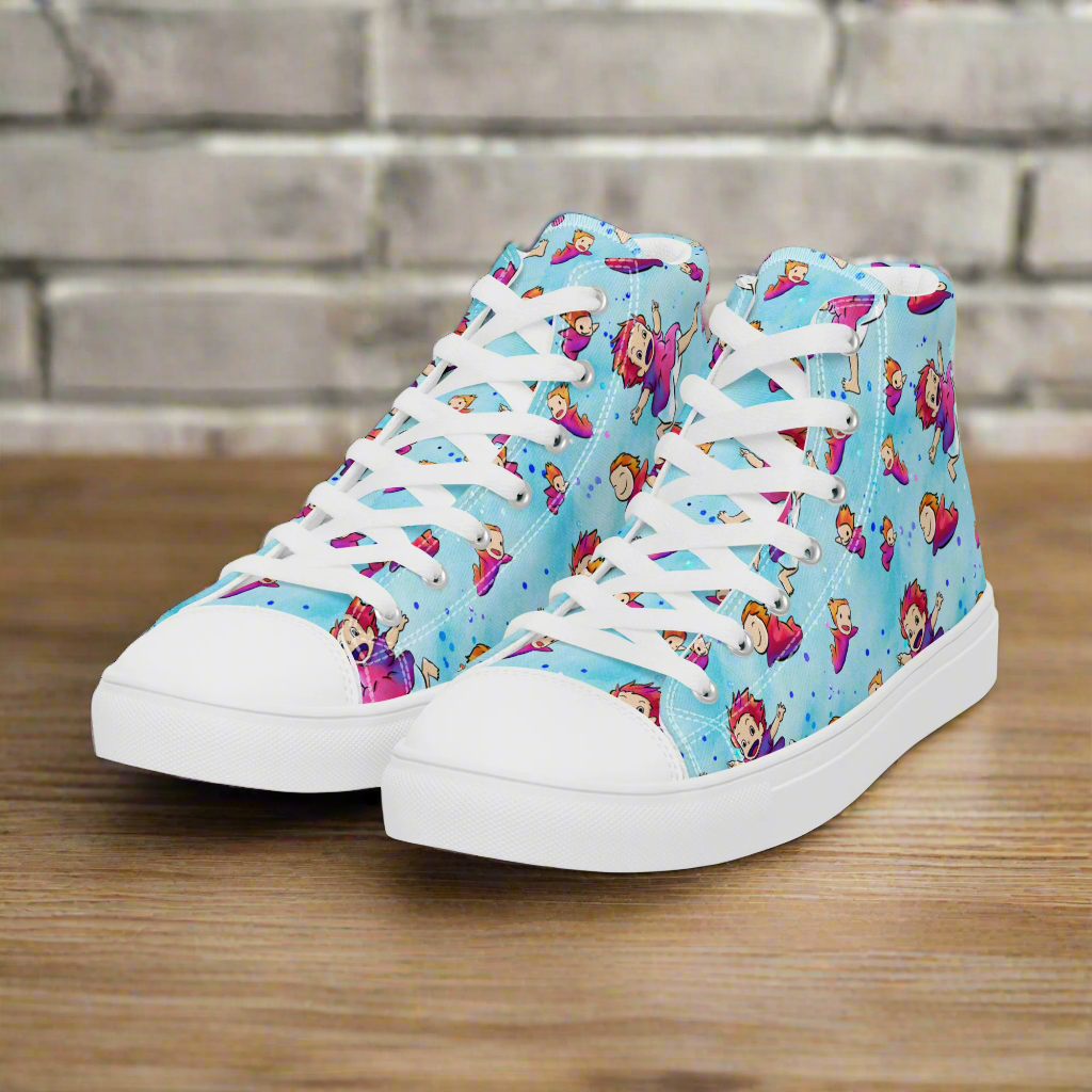 Ponyo | Women & Girls High Top Sneakers - Syntax & Alchemy